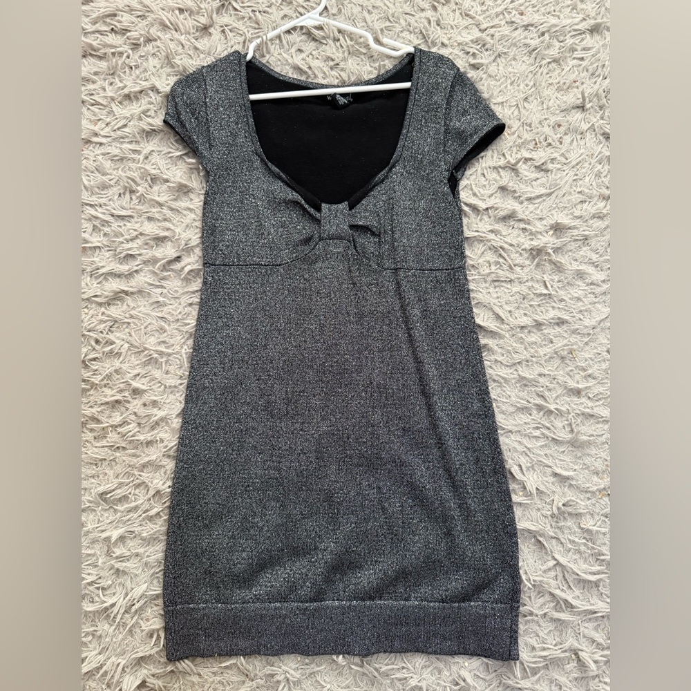 Wet Seal Shimmering Charcoal Dress